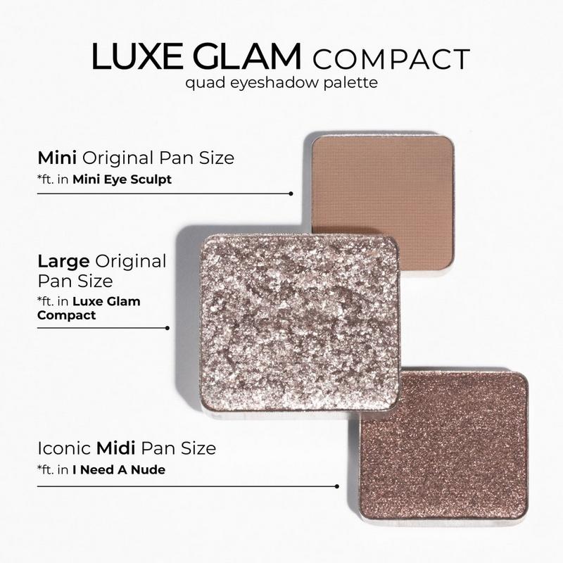 NATASHA DENONA - Cool LUXE GLAM COMPACT Quad Eyeshadow Palette