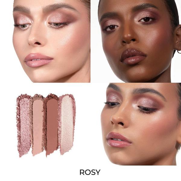 NATASHA DENONA LUXE GLAM COMPACT Quad Eyeshadow Palette #4