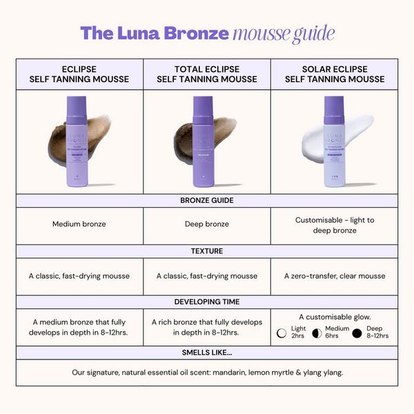 Luna Bronze Eclipse Self Tanning Mousse #8
