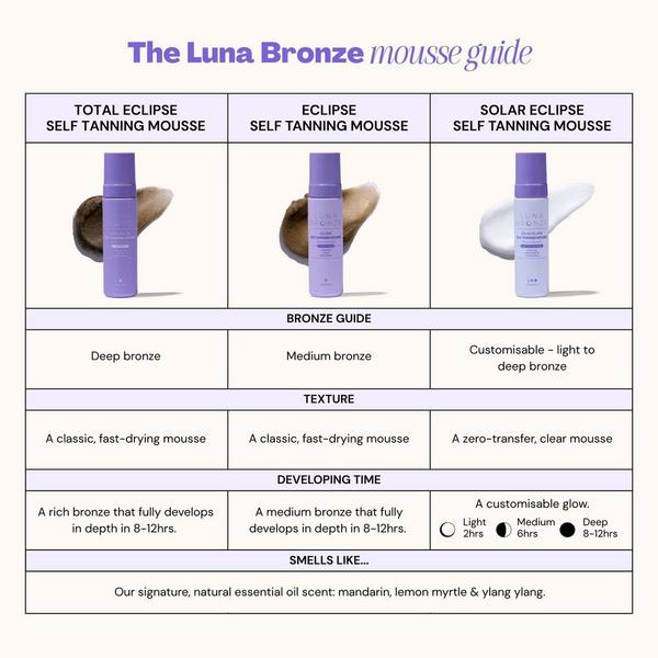 Luna Bronze Total Eclipse Self Tanning Mousse #8