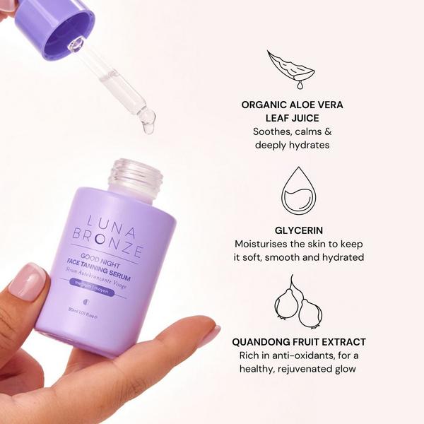 Luna Bronze Good Night Face Tanning Serum #6