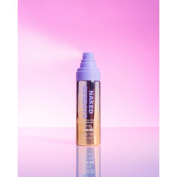 Naked Sundays SPF50 Golden Glow Glitter Sunscreen Spray #2