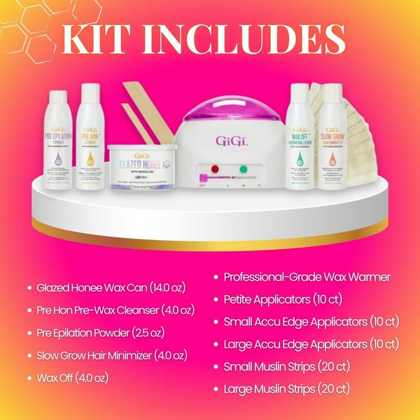 Gigi LET'S WAX All You Need Kit #5