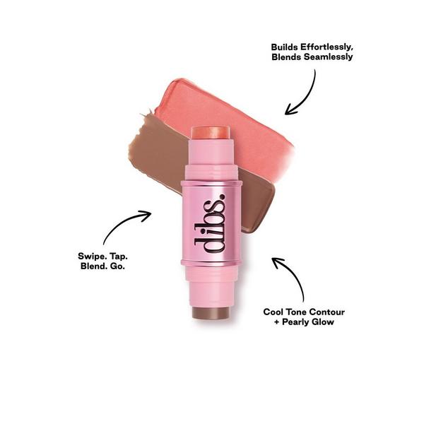 DIBS Beauty GlowTour Duo Shimmering Blush + Contour Stick Mini #6