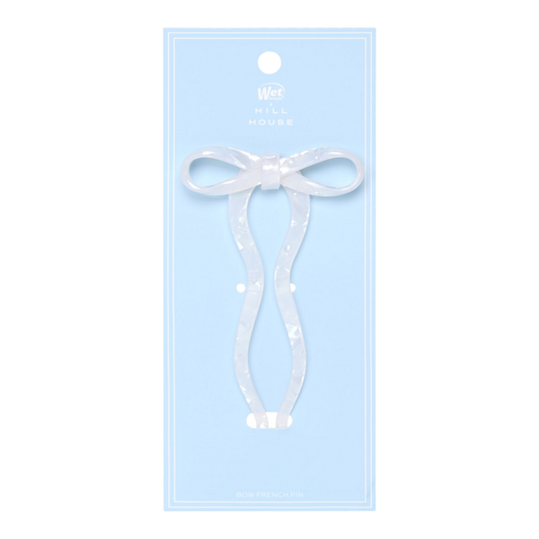 Wet Brush Wet Brush x Hill House White Marble Bow French Pin #2
