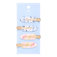 Wet Brush Wet Brush x Hill House Pink Flora and Blue Vine Stripe Creaseless Clips #2