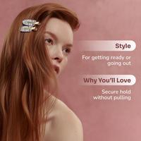 Wet Brush Wet Brush x Hill House Pink Flora and Blue Vine Stripe Creaseless Clips #3