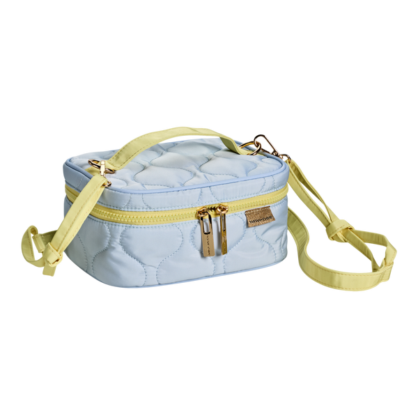 Tartan + Twine Blue Mini Train Case With Strap #2