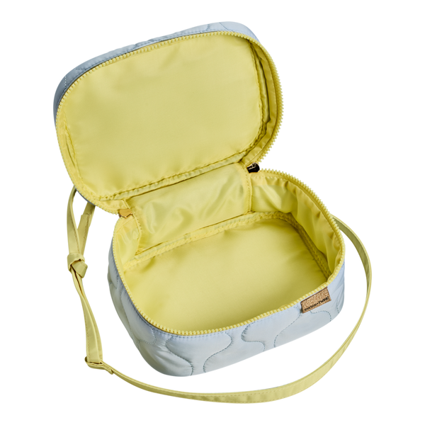 Tartan + Twine Blue Mini Train Case With Strap #3