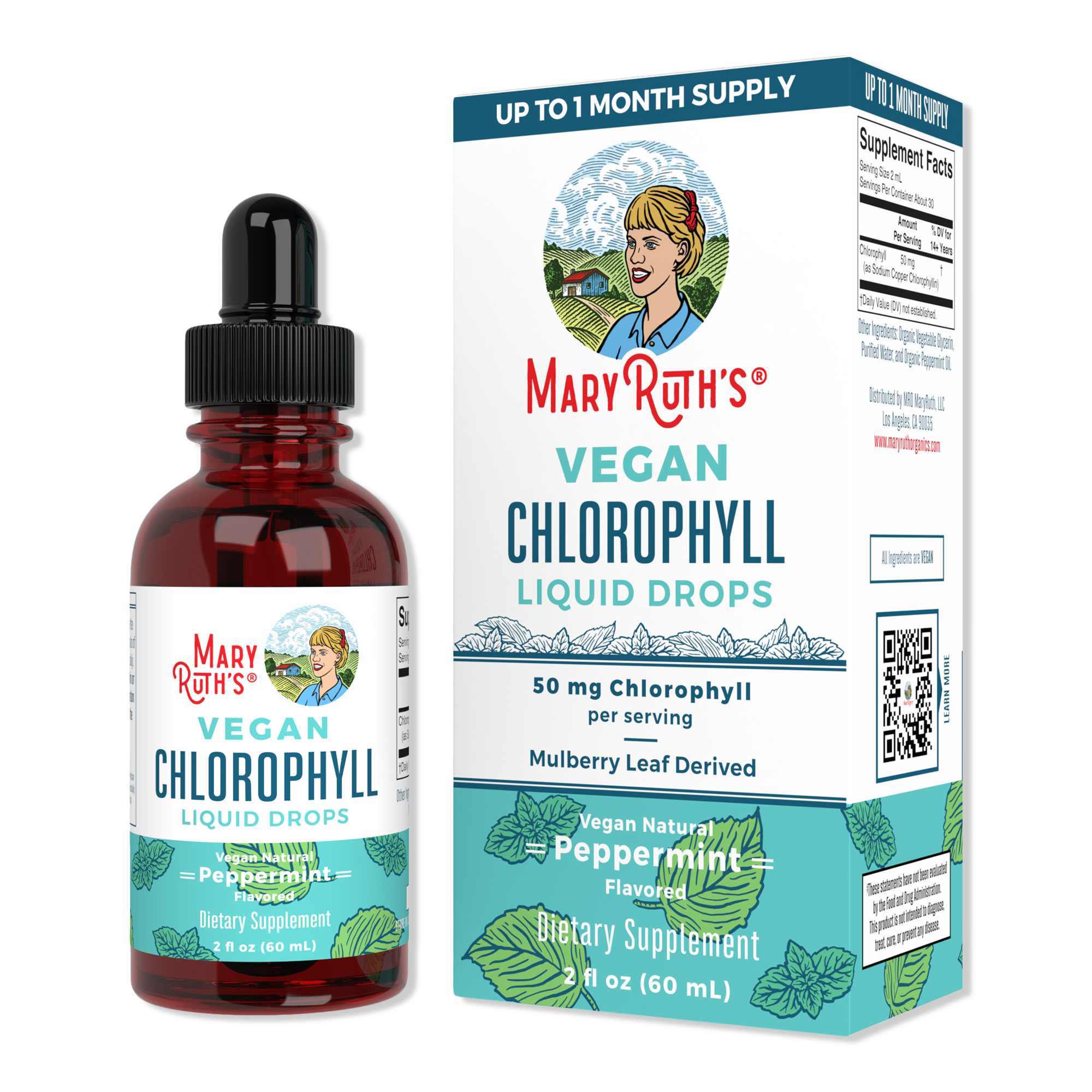 MaryRuth's Vegan Chlorophyll Liquid Drops Peppermint #1