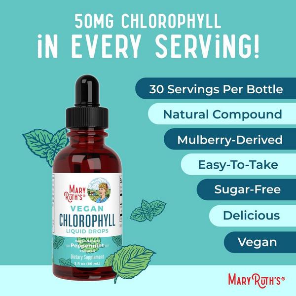 MaryRuth's Vegan Chlorophyll Liquid Drops Peppermint #2