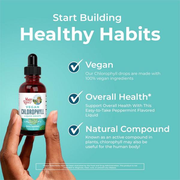 MaryRuth's Vegan Chlorophyll Liquid Drops Peppermint #3