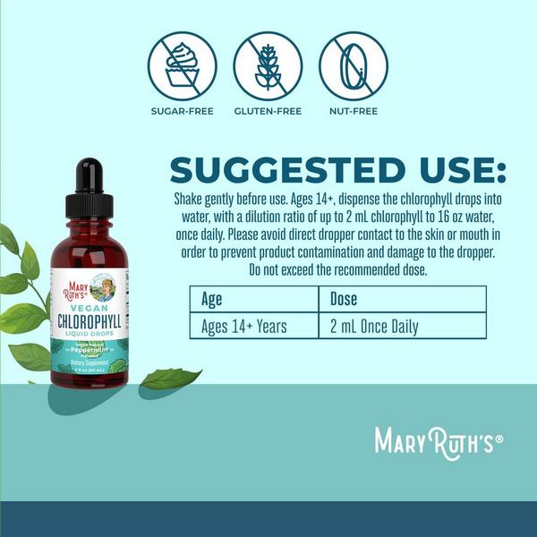 MaryRuth's Vegan Chlorophyll Liquid Drops Peppermint #5