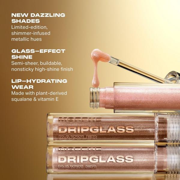 Morphe Dripglass Dazzled High Shimmer Lip Gloss #5