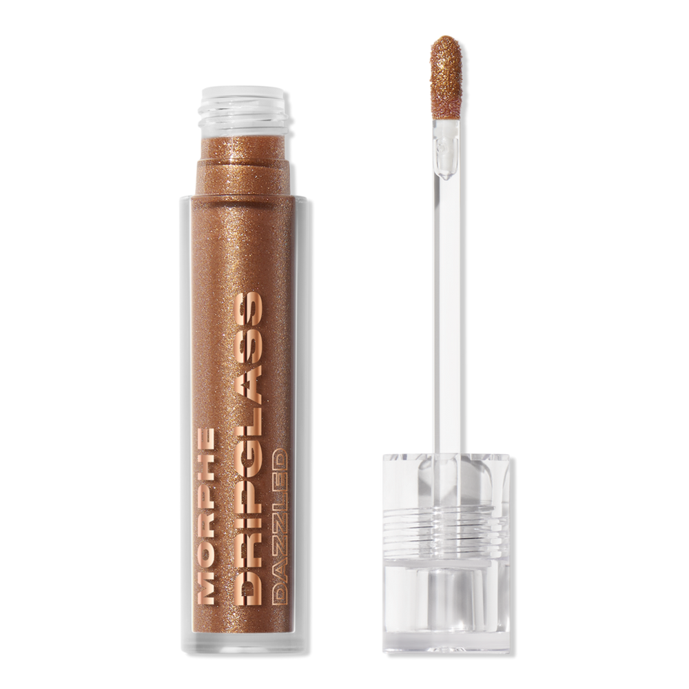 Morphe Limited Edition Dripglass Dazzled High Shimmer Lip Gloss - Cognac Diamond