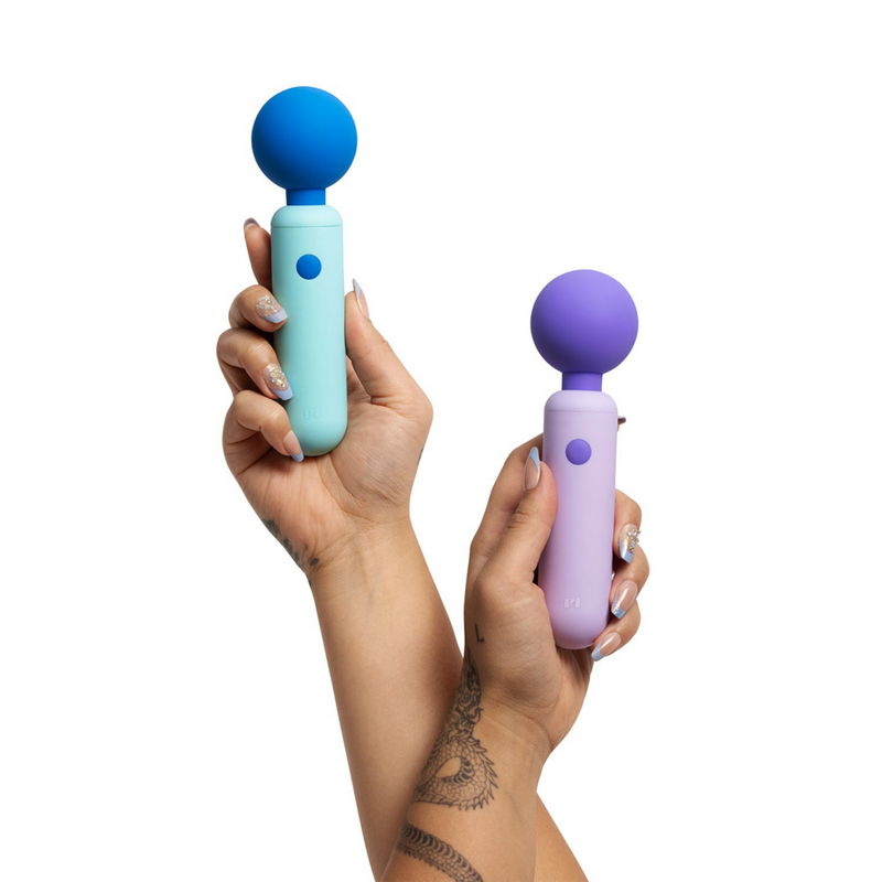 Unbound - Cerulean/Aqua Dex Compact Wand Vibrator | Ulta Beauty