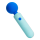Cerulean/Aqua Dex Compact Wand Vibrator 