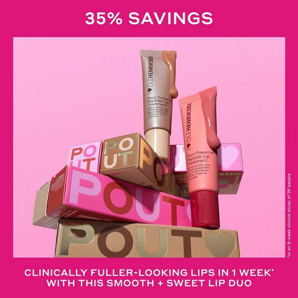 OLEHENRIKSEN Smooth + Sweet Pout Preserve Peptide Lip Duo #2