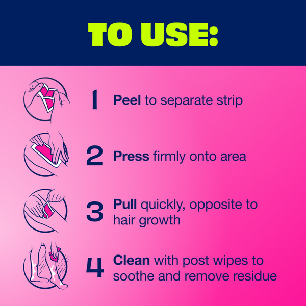 Nair Hair Remover Wax Ready Strips, Legs and Body #6