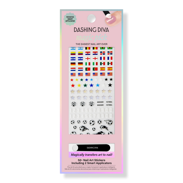 Dashing Diva Magic Pick Match Play Nail Art Stickers #1