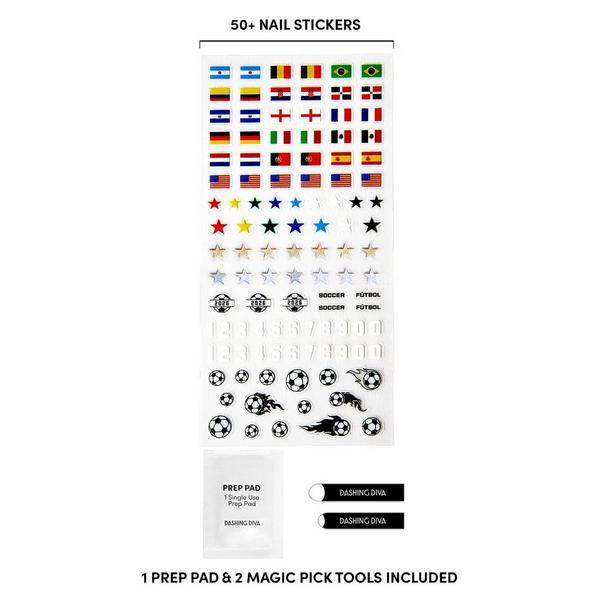 Dashing Diva Magic Pick Match Play Nail Art Stickers #2