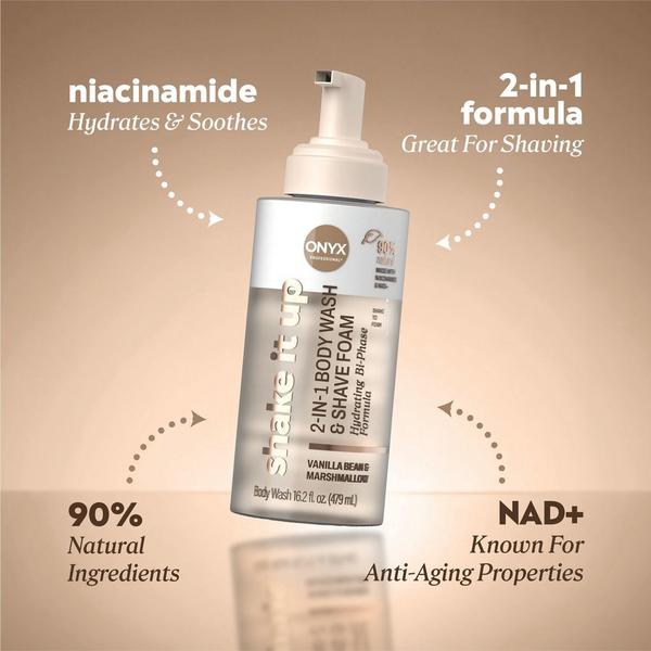 ONYX Professional  Shake It Up 2-in-1 Body Wash and Shave Foam #2