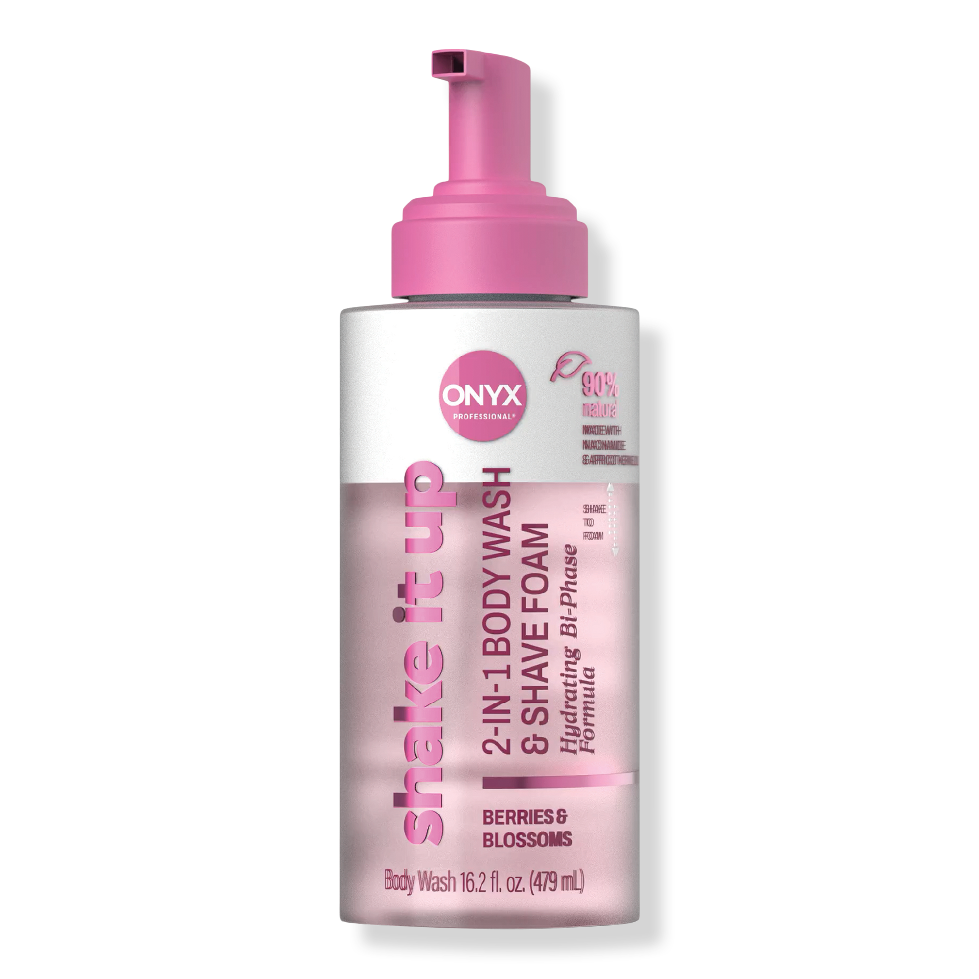 ONYX Professional  Shake It Up 2-in-1 Body Wash and Shave Foam INTERNATIONAL SHIPPING