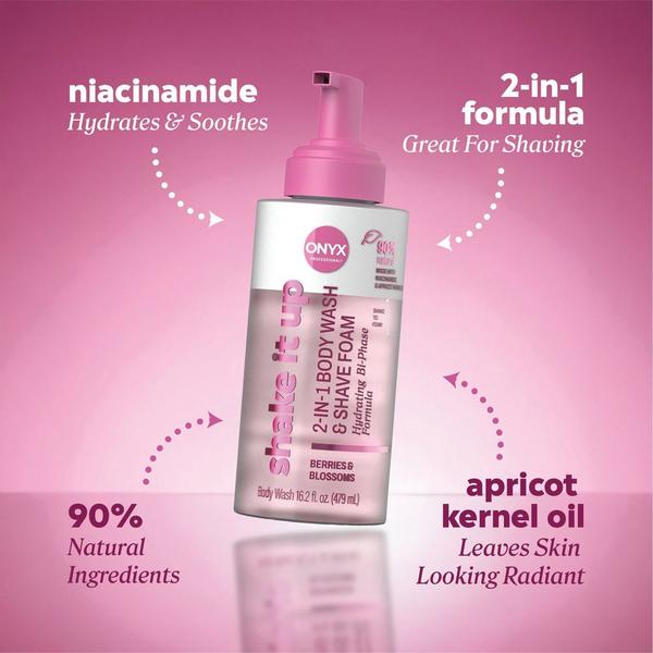 ONYX Professional  Shake It Up 2-in-1 Body Wash and Shave Foam #2
