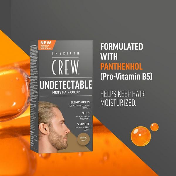 American Crew Undetectable Men's Hair Color Demi-Permanent Hair Dye #2