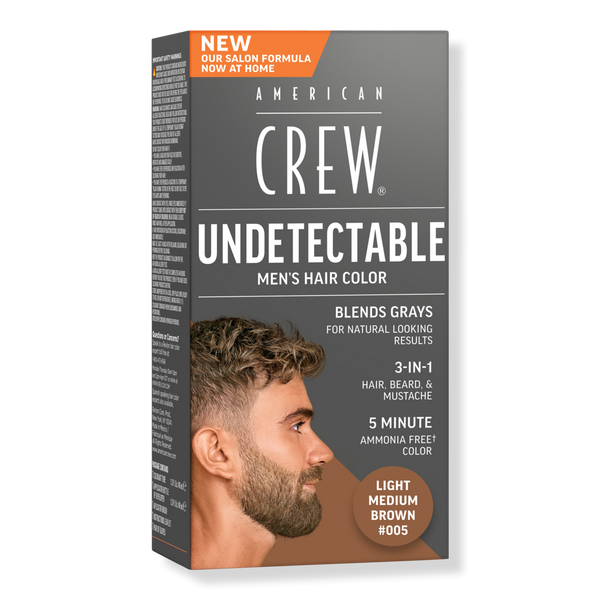 American Crew Undetectable Men's Hair Color Demi-Permanent Hair Dye #1