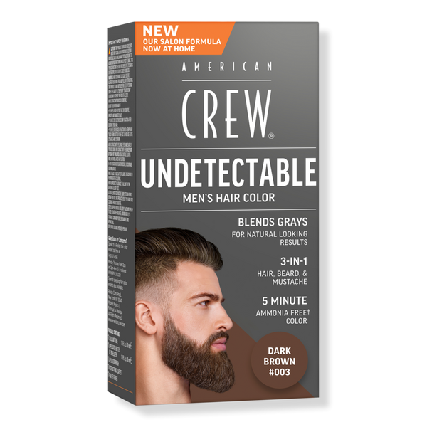 American Crew Undetectable Men's Hair Color Demi-Permanent Hair Dye #1