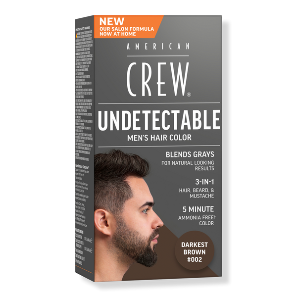 American Crew Undetectable Men's Hair Color Demi-Permanent Hair Dye #1