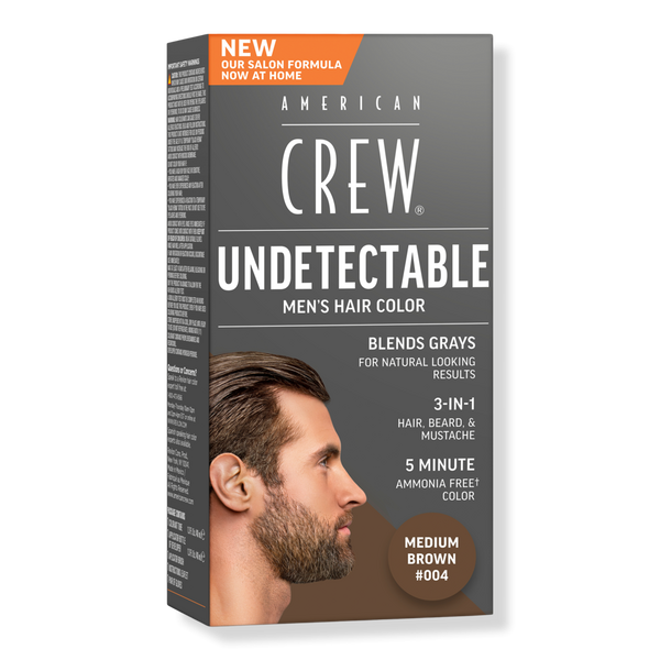 American Crew Undetectable Men's Hair Color Demi-Permanent Hair Dye #1