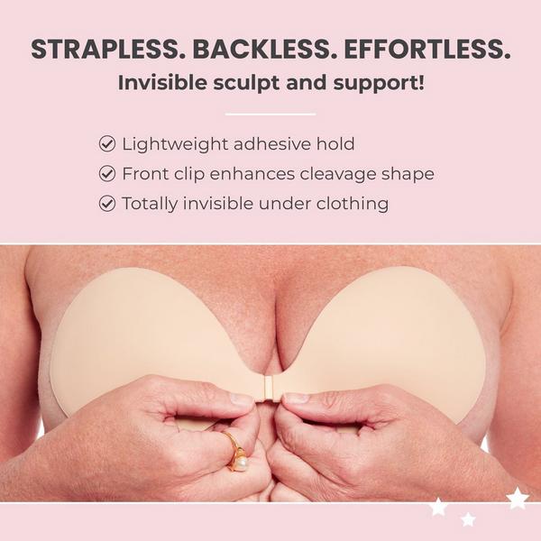 Hollywood Fashion Secrets Backless Adhesive Front-Clip Bra #4