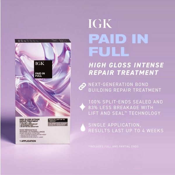 IGK Paid In Full High Gloss Intense Repair Treatment #4