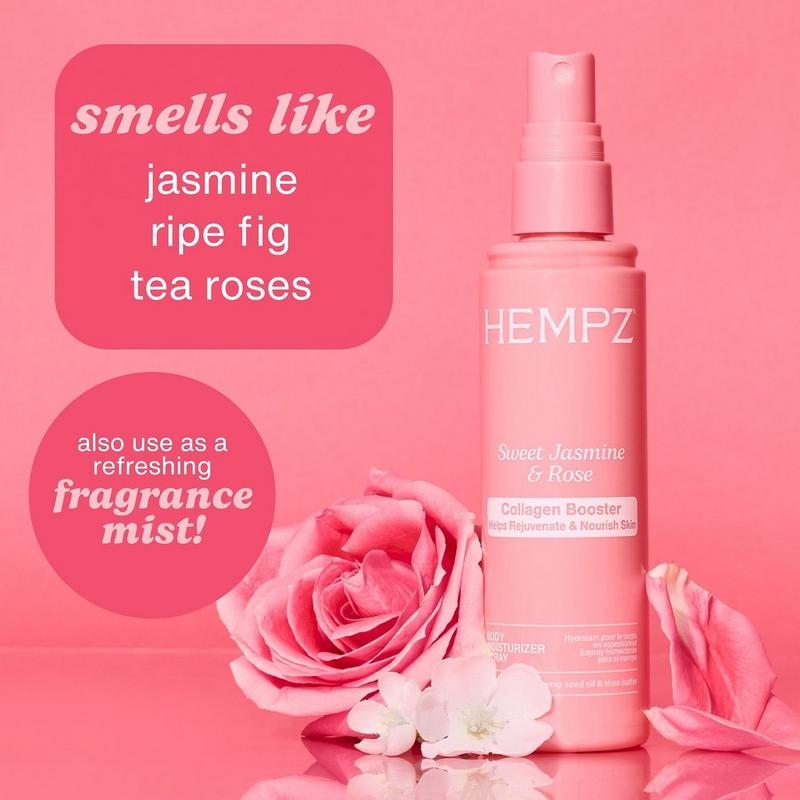 Hempz - Sweet Jasmine & Rose Body Moisturizer Spray with Collagen