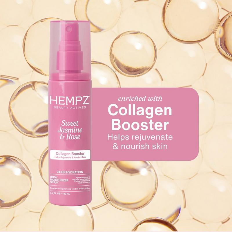 Hempz - Sweet Jasmine & Rose Body Moisturizer Spray with Collagen