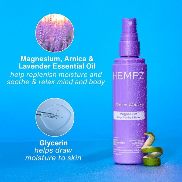 Hempz Serene Waters Body Moisturizer Spray with Magnesium #6