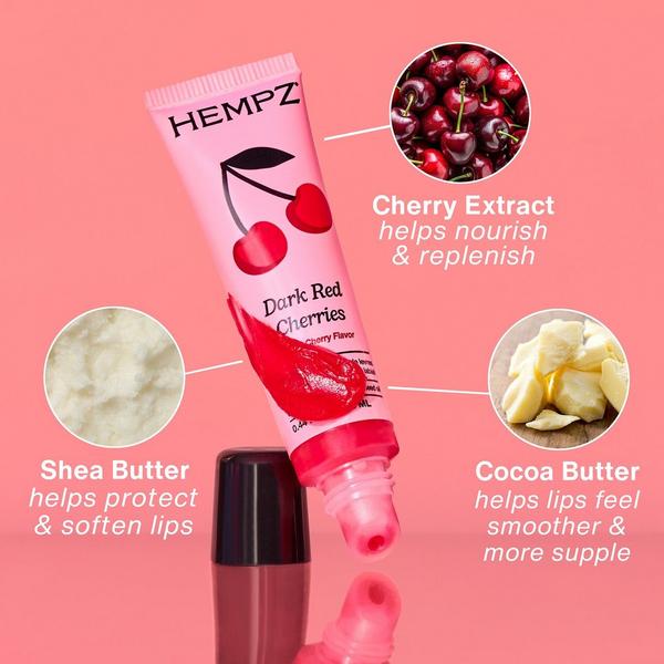 Hempz Dark Red Cherries Tinted Lip Balm #4