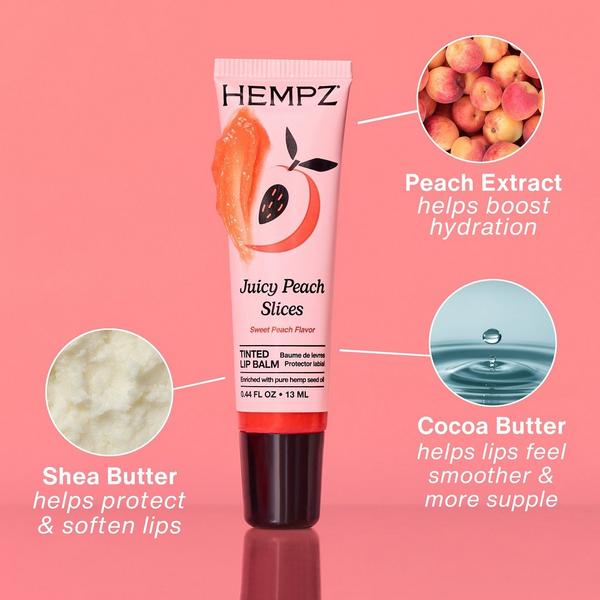 Hempz Juicy Peach Slices Tinted Lip Balm #4