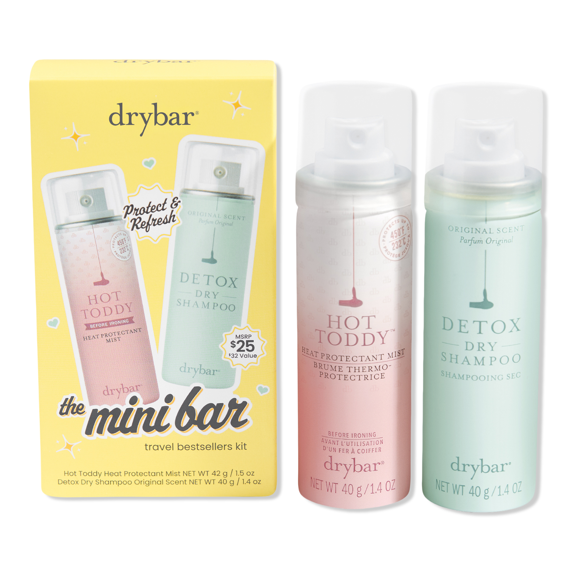 Drybar The Mini Bar Travel Hair Bestsellers Kit #1
