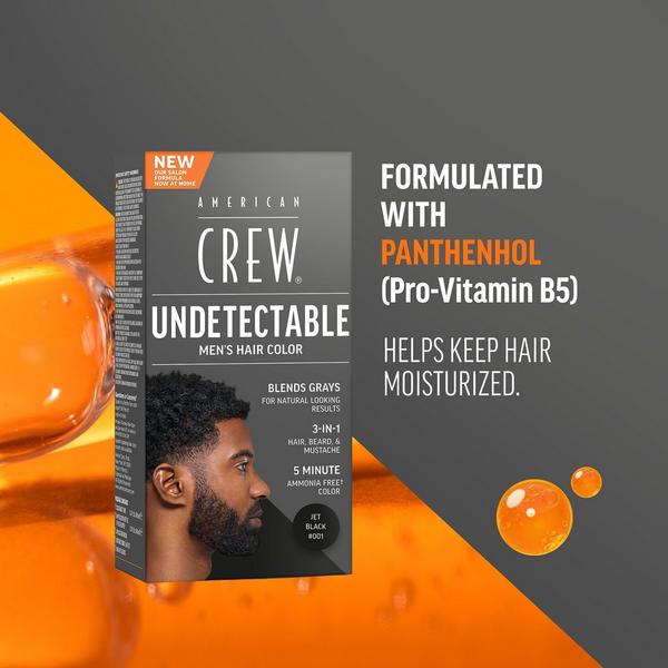 American Crew Undetectable Men's Hair Color Demi-Permanent Hair Dye #2