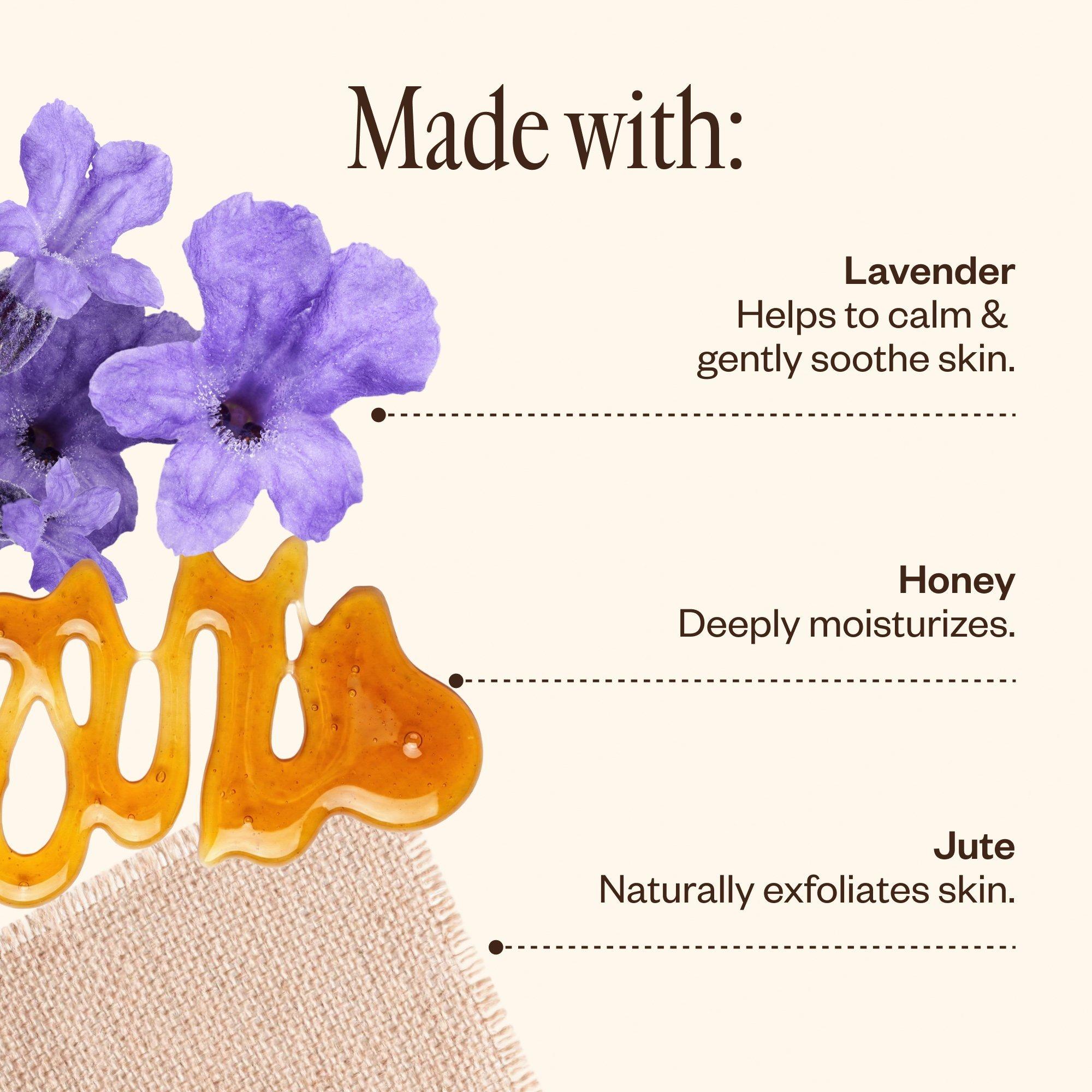 Отшелушивающая мочалка с мылом Saje Natural Wellness Jute & Joy — фото 3