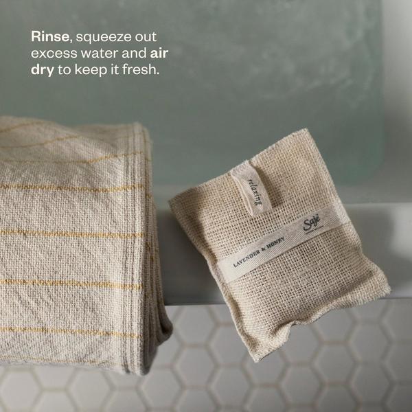 Saje Natural Wellness Jute & Joy Exfoliating Soap-Filled Wash Pad #6