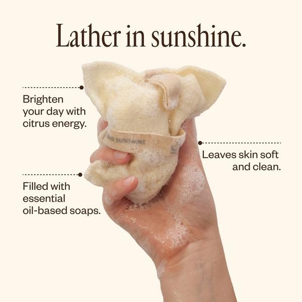 Saje Natural Wellness Jute & Joy Exfoliating Soap-Filled Wash Pad #3