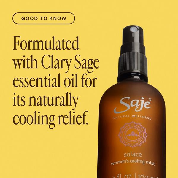 Saje Natural Wellness Solace Women's Cooling Face and Body Mist #2