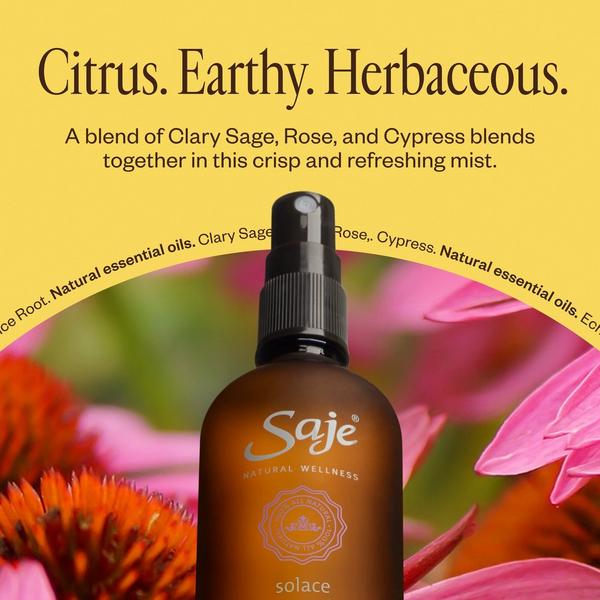 Saje Natural Wellness Solace Women's Cooling Face and Body Mist #5