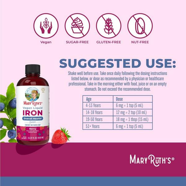 MaryRuth's Vegan Liquid Iron #5