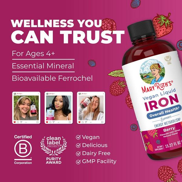 MaryRuth's Vegan Liquid Iron #7