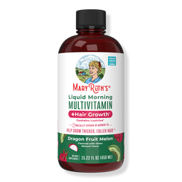 MaryRuth's Liquid Morning Multivitamin + Hair Growth Dragonfruit Melon